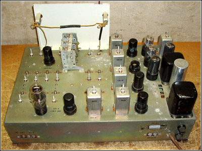 An interior view of the Model R-138 chassis