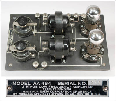 Wireless Specialty AA-484 2 Stage Low Frequency Amplifier