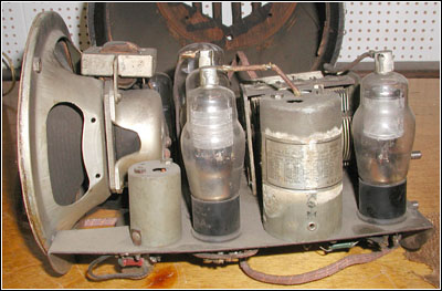 the radio in as-found condition