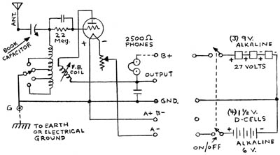 Crosley Model 50 circuit diagram