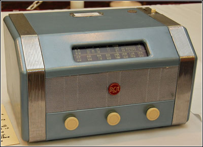 An RCA coin-operated hotel radio from 1946 to 1950