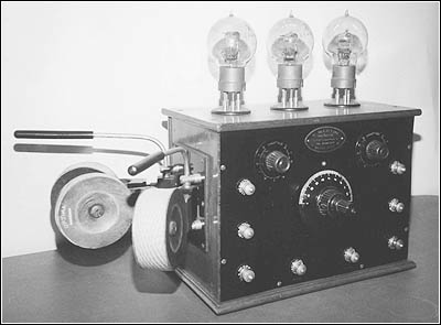 A Martin French 3 tube receiver with adjustable coils.