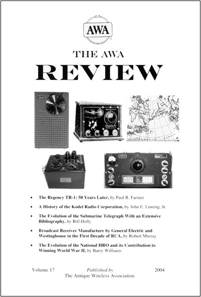 The AWA Review, Volume 17