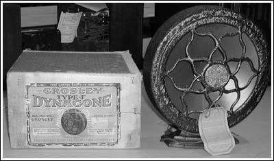 Crosley Type F 
Dynamic speaker and its carton