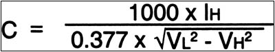 correct equation from March issue