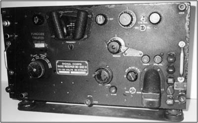 My Signal Corps radio receiver, Model BC-342