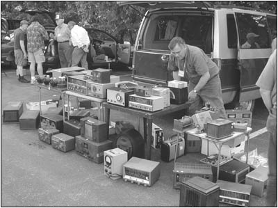 A scene from Friday's flea market.