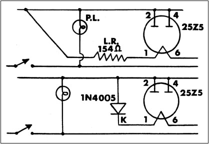 These "Before" (top) and "After" (bottom) schematic diagrams