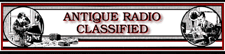 antique radio classified